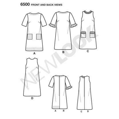 Patron New Look 6500 - Robe 2