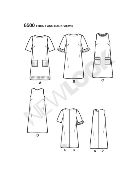 Patron New Look 6500 - Robe