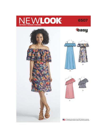 Patron New Look 6507 - Robe