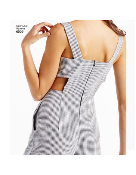 Patron New Look 6509 - Combi - short et combi - pantalon
