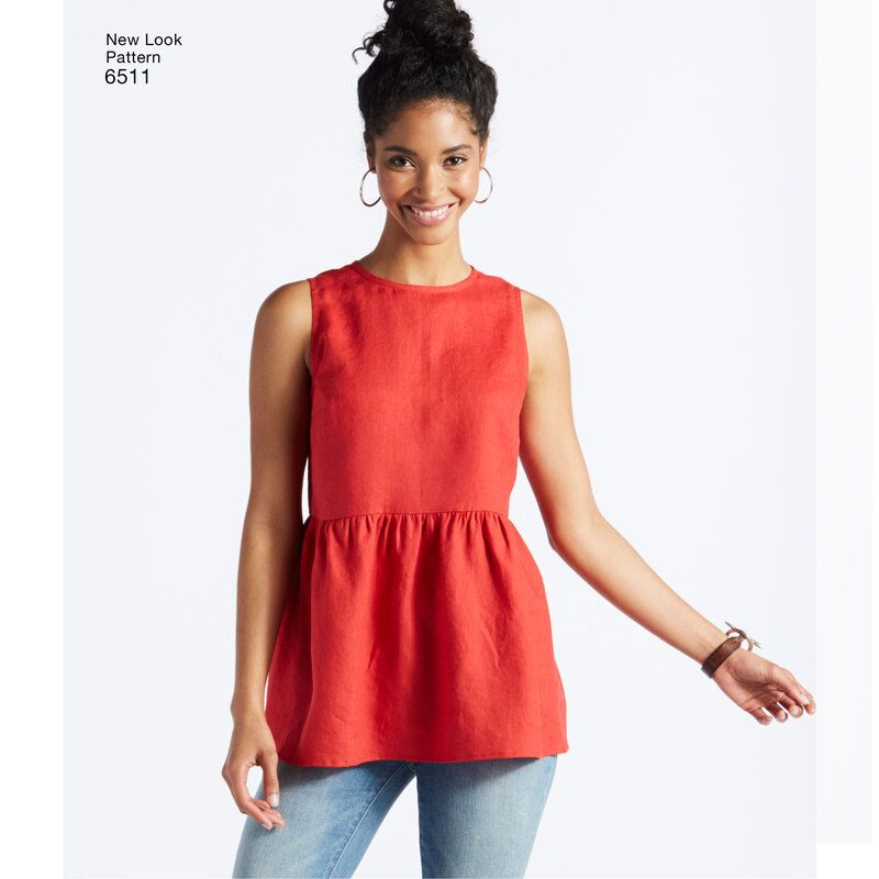 Patron New Look 6511 - Blouse et tunique