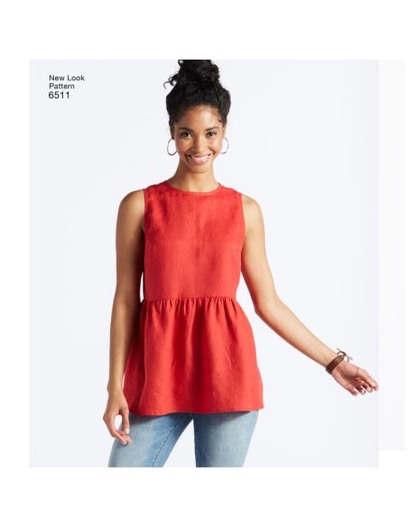Patron New Look 6511 - Blouse et tunique
