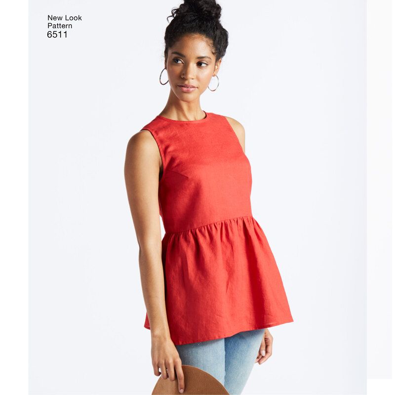 Patron New Look 6511 - Blouse et tunique