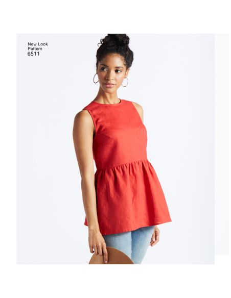 Patron New Look 6511 - Blouse et tunique