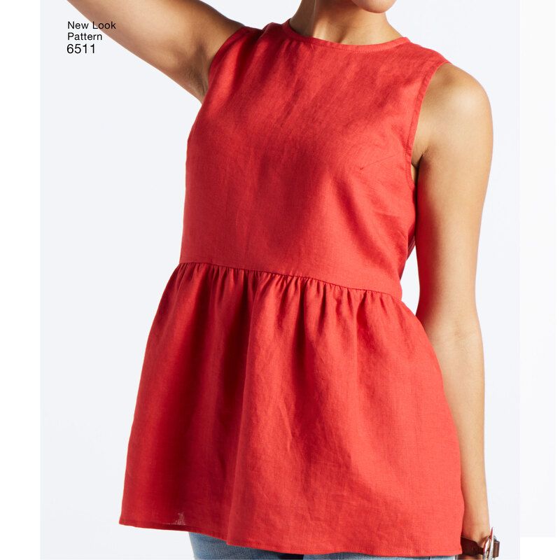 Patron New Look 6511 - Blouse et tunique