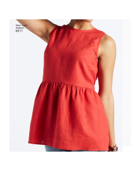 Patron New Look 6511 - Blouse et tunique
