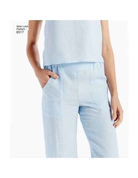Patron New Look 6517 - Ensemble pour dames