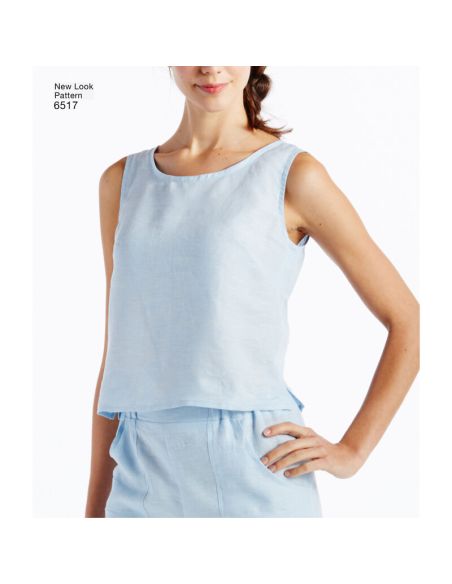 Patron New Look 6517 - Ensemble pour dames