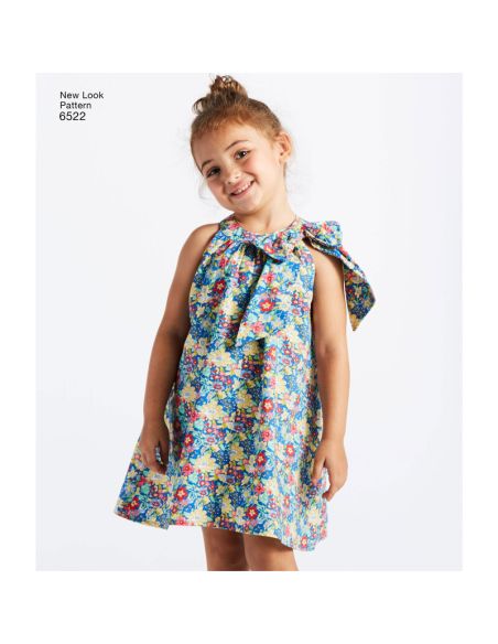 Patron New Look 6522 - Robe fillette