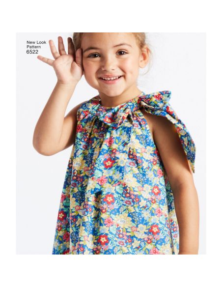 Patron New Look 6522 - Robe fillette
