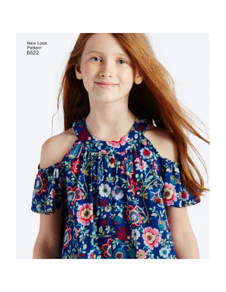 Patron New Look 6522 - Robe fillette