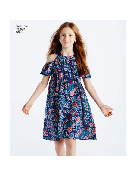 Patron New Look 6522 - Robe fillette