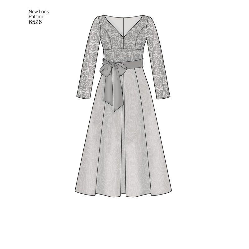 Patron New Look 6526 - Robe