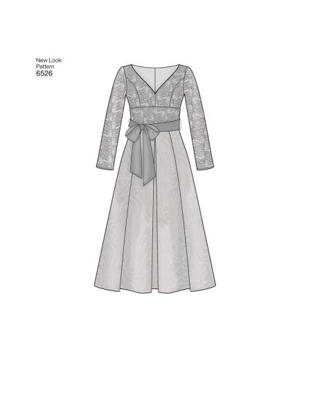 Patron New Look 6526 - Robe