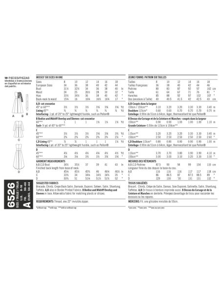 Patron New Look 6526 - Robe