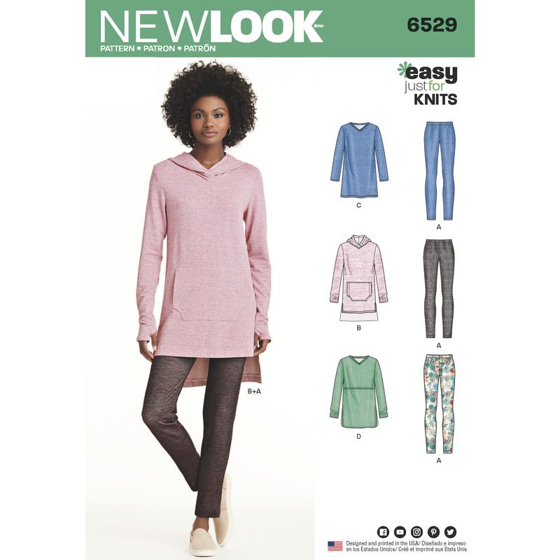 Patron New Look 6529 - Ensemble pour dames