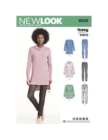 Patron New Look 6529 - Ensemble pour dames