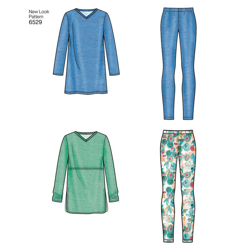 Patron New Look 6529 - Ensemble pour dames