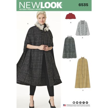 Patron New Look 6535 - Veste et manteau