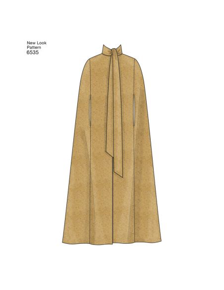 Patron New Look 6535 - Veste et manteau