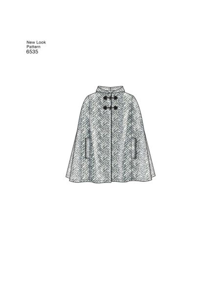Patron New Look 6535 - Veste et manteau