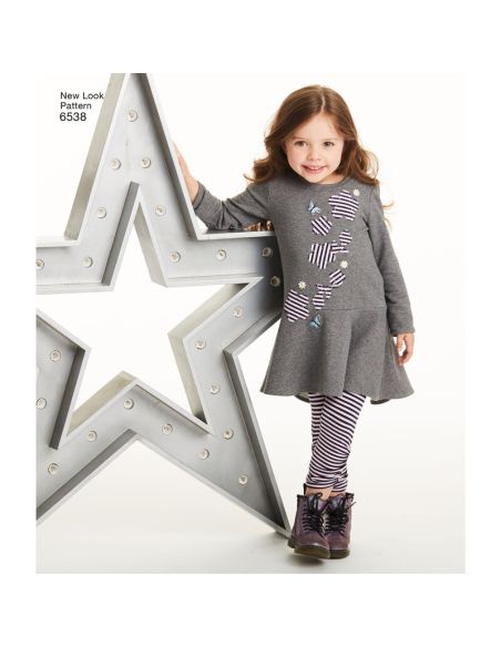 Patron New Look 6538 - Ensemble pour fillette