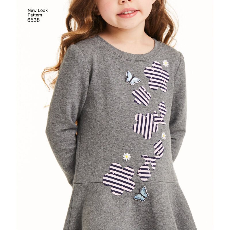 Patron New Look 6538 - Ensemble pour fillette