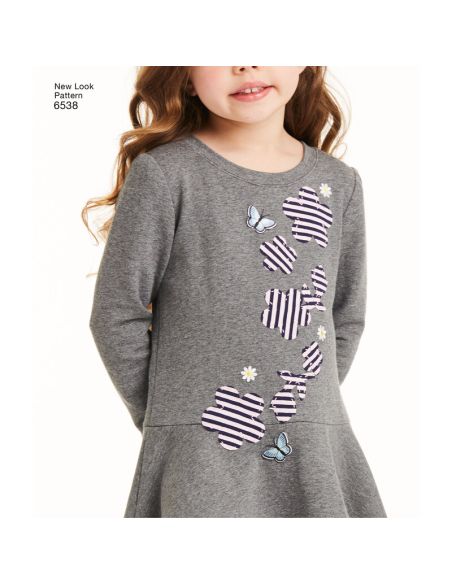 Patron New Look 6538 - Ensemble pour fillette