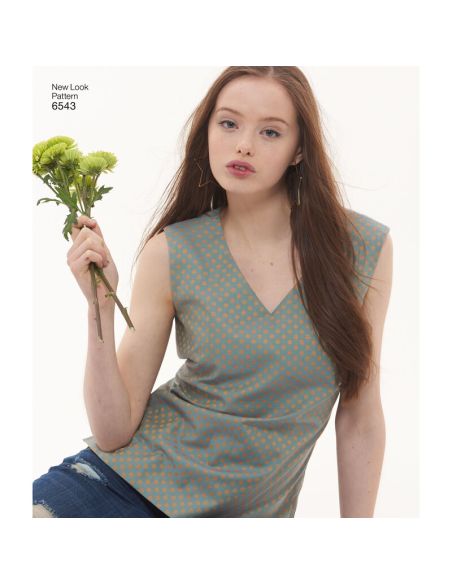 Patron New Look 6543 - Haut