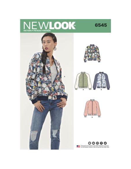 Patron New Look 6545 - Veste