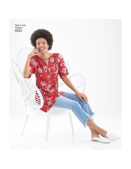 Patron New Look 6555 - Blouse