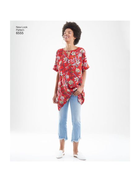 Patron New Look 6555 - Blouse