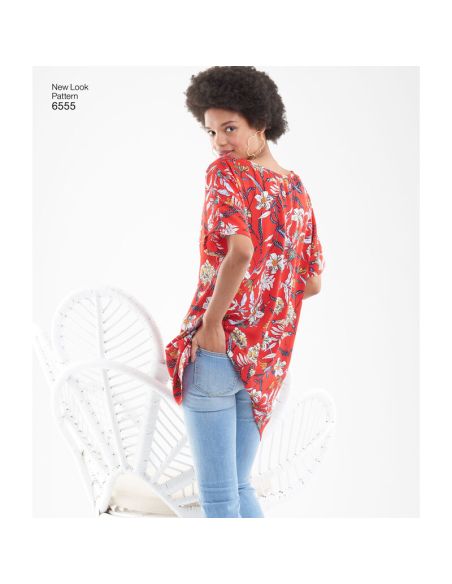 Patron New Look 6555 - Blouse