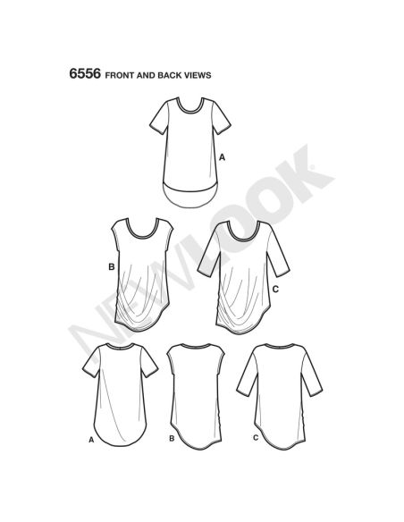 Patron New Look 6556 - Tee-Shirt