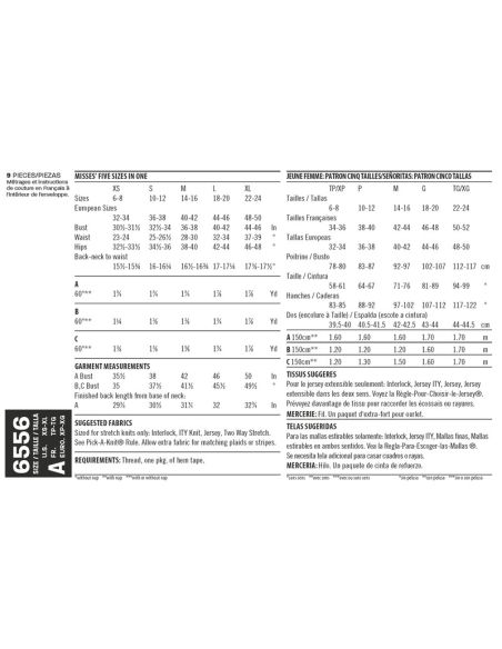 Patron New Look 6556 - Tee-Shirt