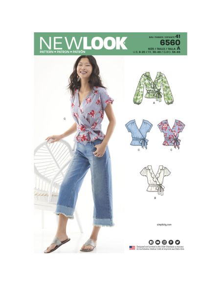 Patron New Look 6560 - Cache cœur