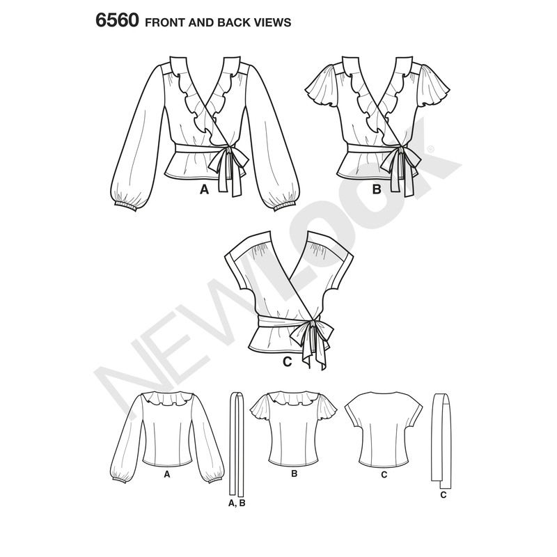 Patron New Look 6560 - Cache cœur
