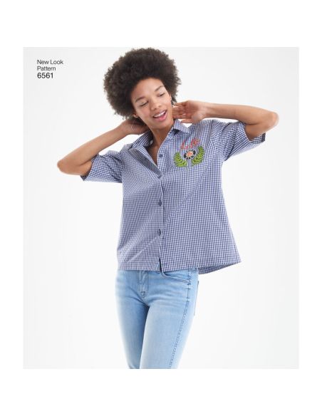 Patron New Look 6561 - Chemisier