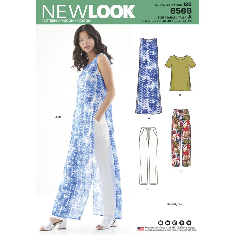 Patron New Look 656 - Ensemble dame