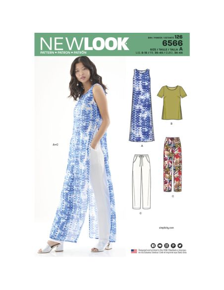 Patron New Look 656 - Ensemble dame