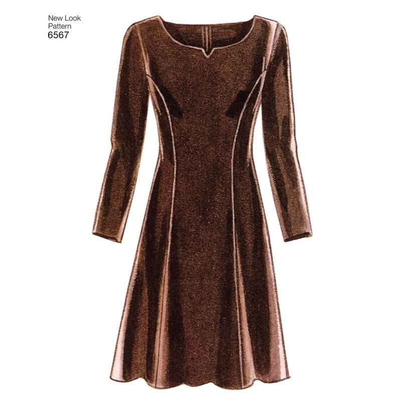 Patron New Look 6567 - Robe