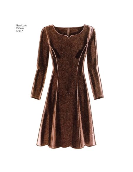Patron New Look 6567 - Robe