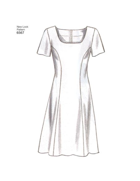 Patron New Look 6567 - Robe