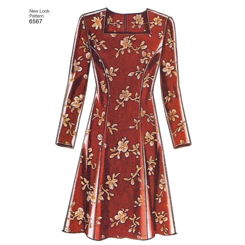 Patron New Look 6567 - Robe