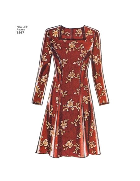 Patron New Look 6567 - Robe