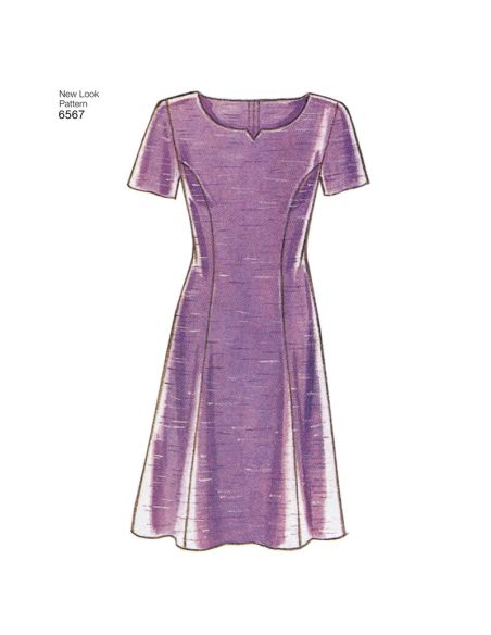 Patron New Look 6567 - Robe