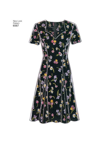 Patron New Look 6567 - Robe