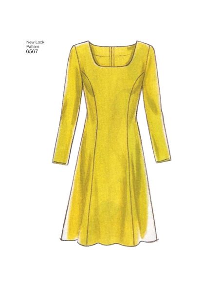 Patron New Look 6567 - Robe