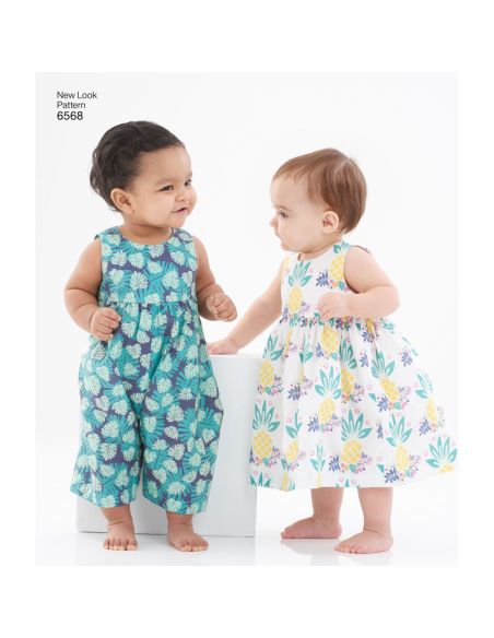 Patron New Look 6568 - Ensemble bébé