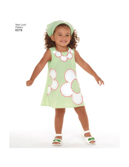 Patron New Look 6578 - Robe et bandana